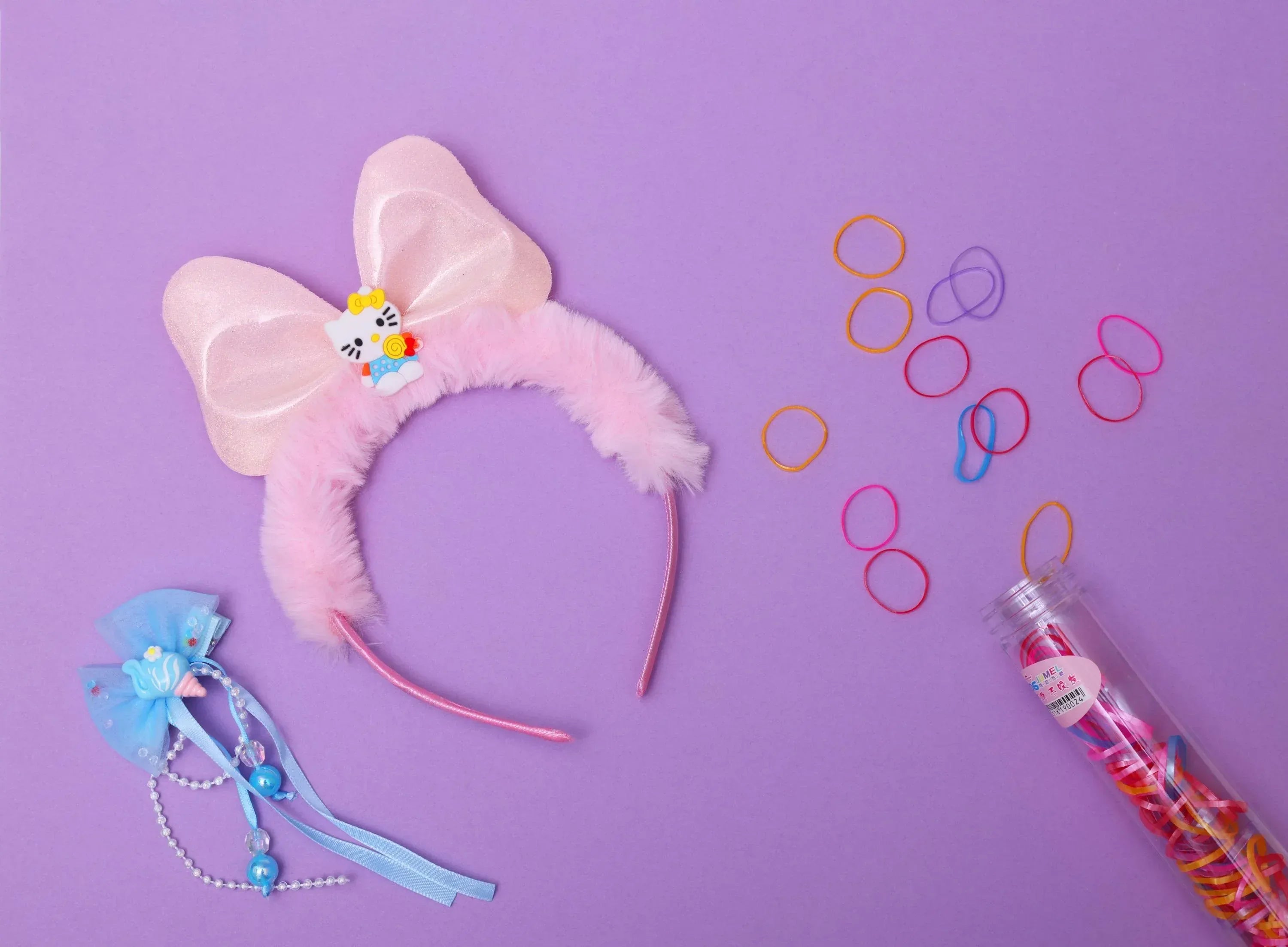 iLearnNGrow Hello Kitty Hair Accessories Set (Pastel Pink)