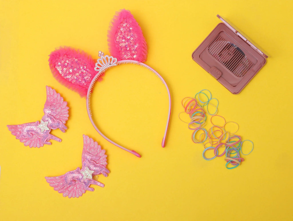 iLearnNGrow Princess Hair Accessories Set (Pink)