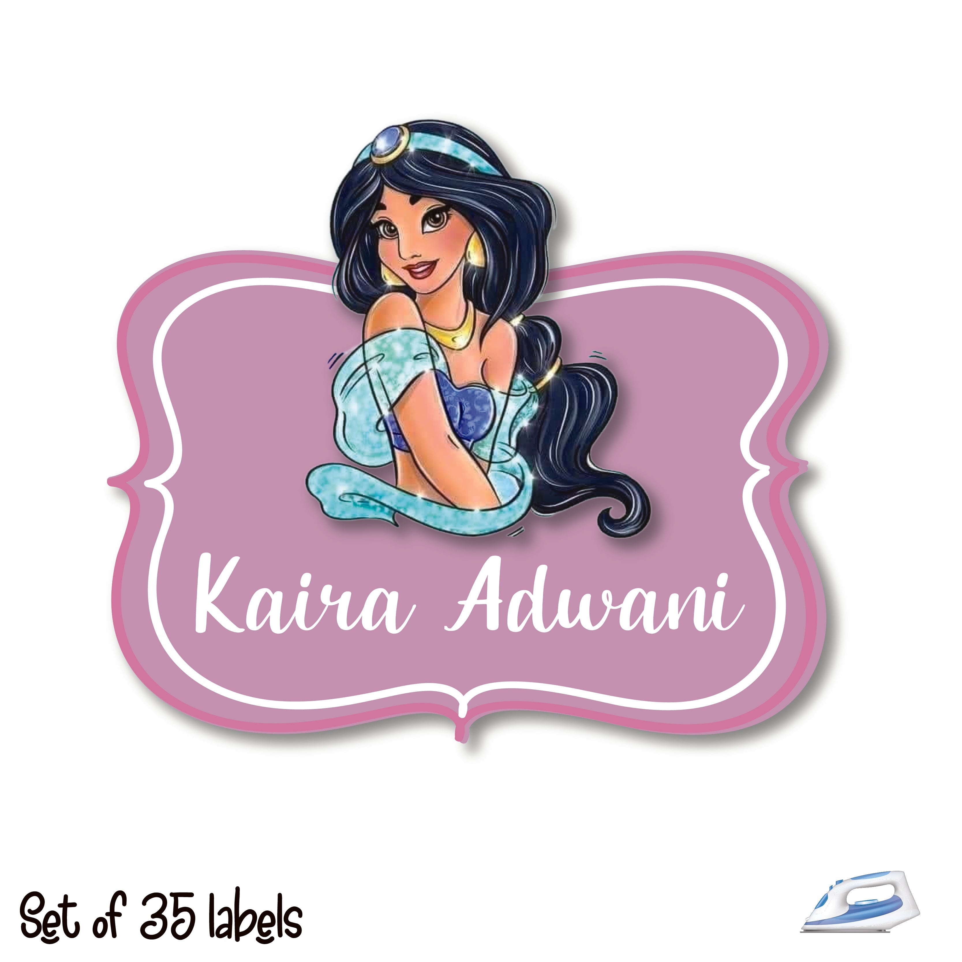 Personalized Iron On Labels (Shape)