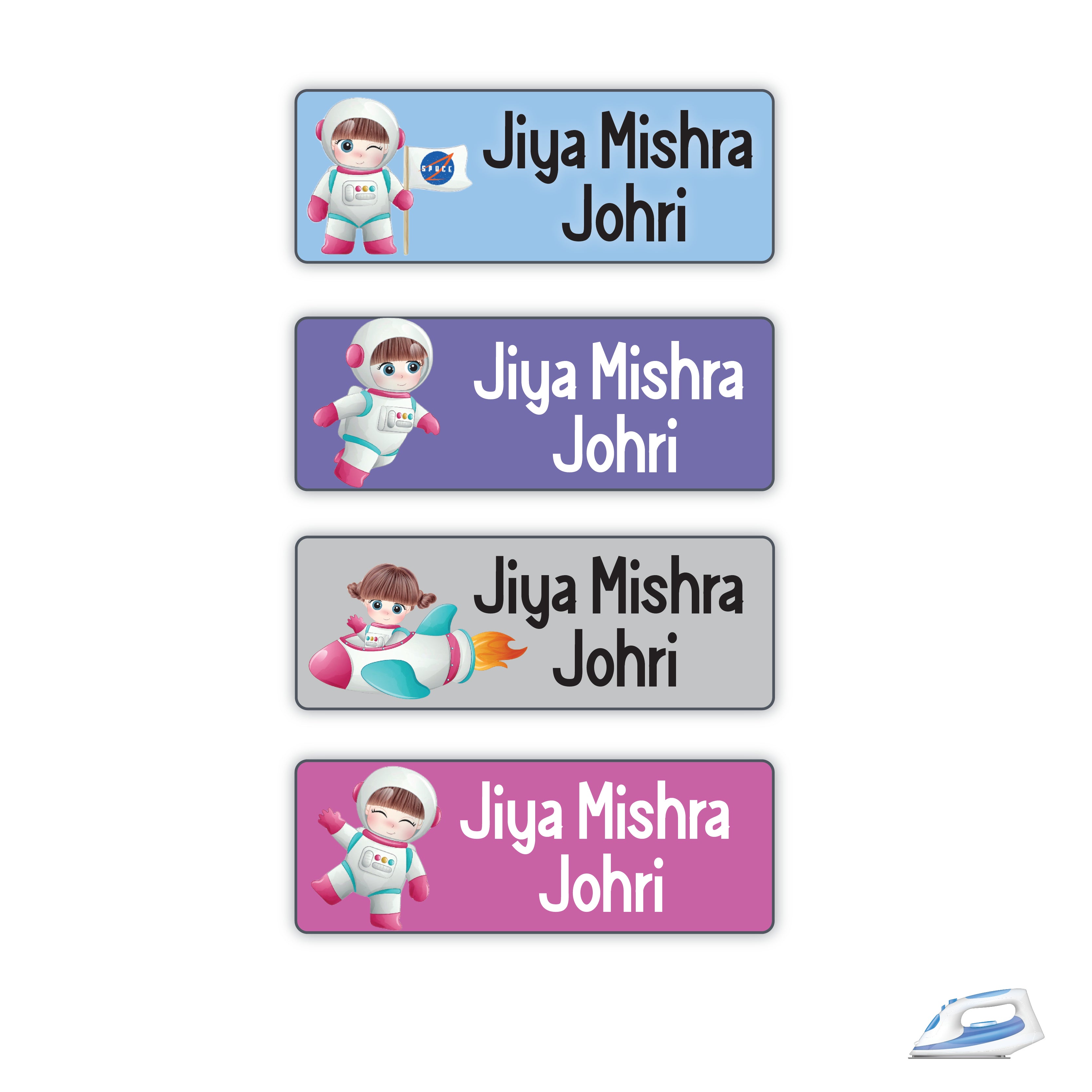 Personalized Iron On Labels (Rectangular)