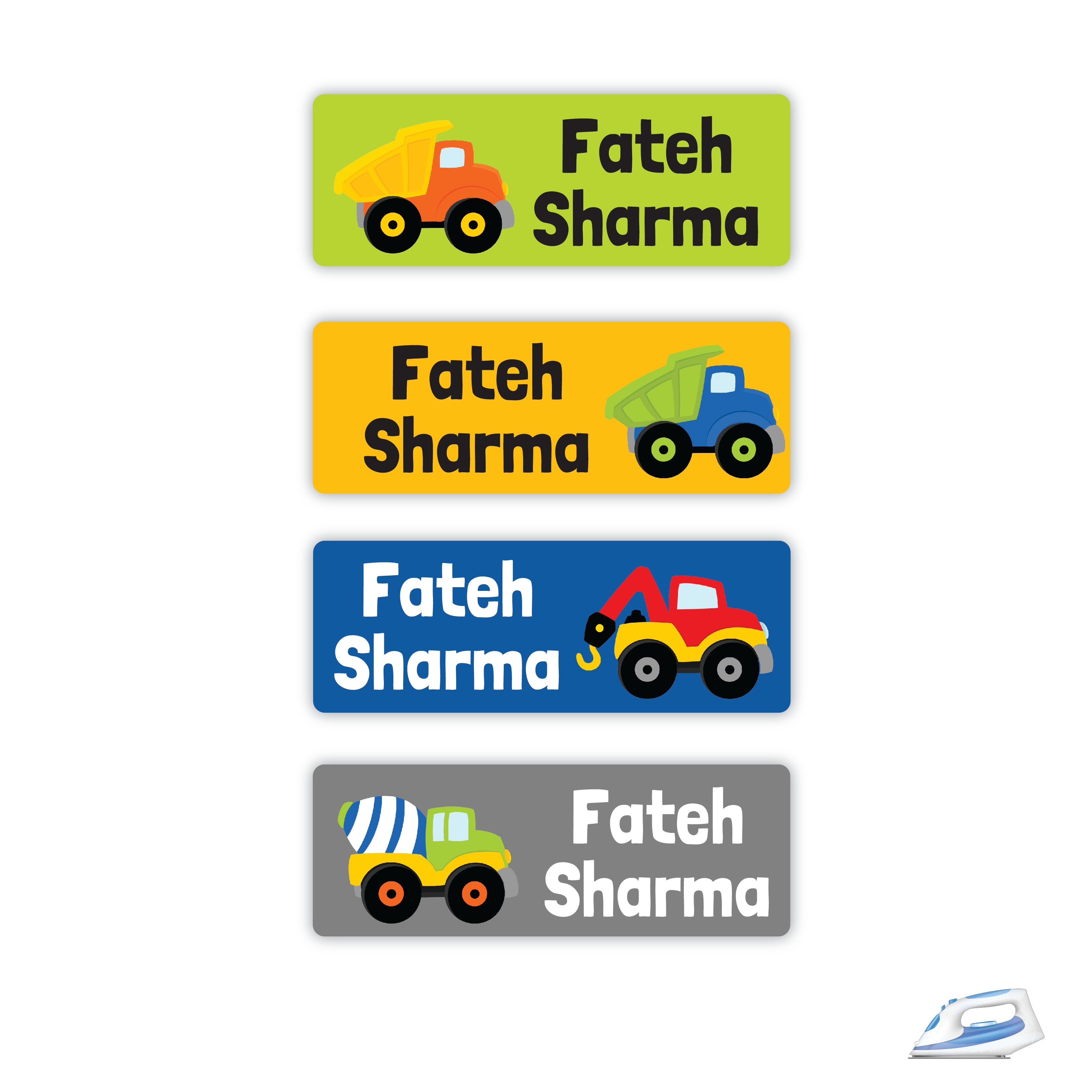 Personalized Iron On Labels (Rectangular)