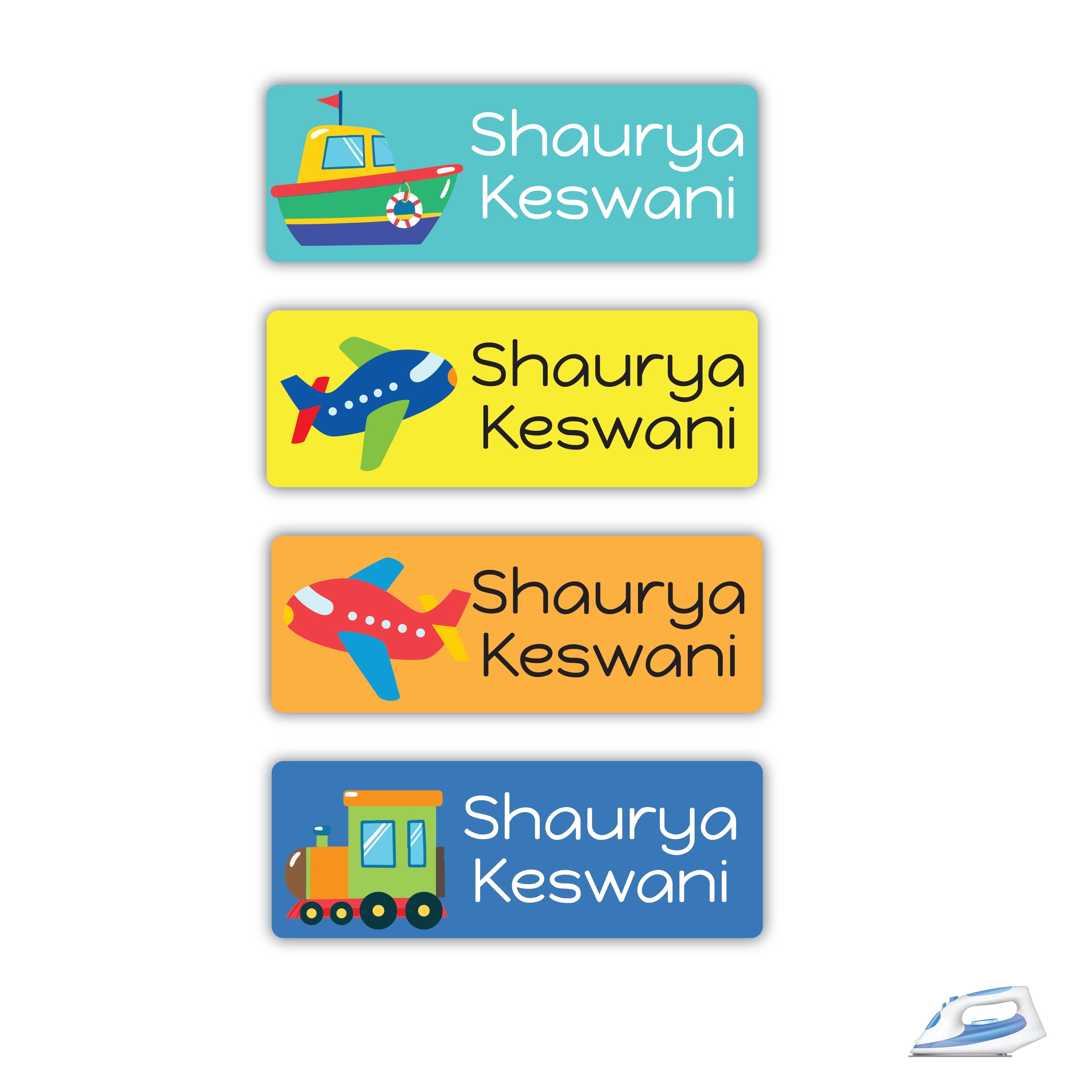 Personalized Iron On Labels (Rectangular)