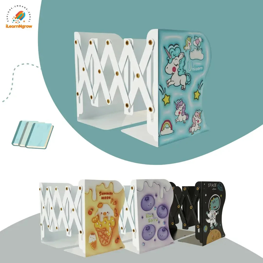 Kids Book Shelves & Book Reading Stand – Organize & Read | Early Learning Station
