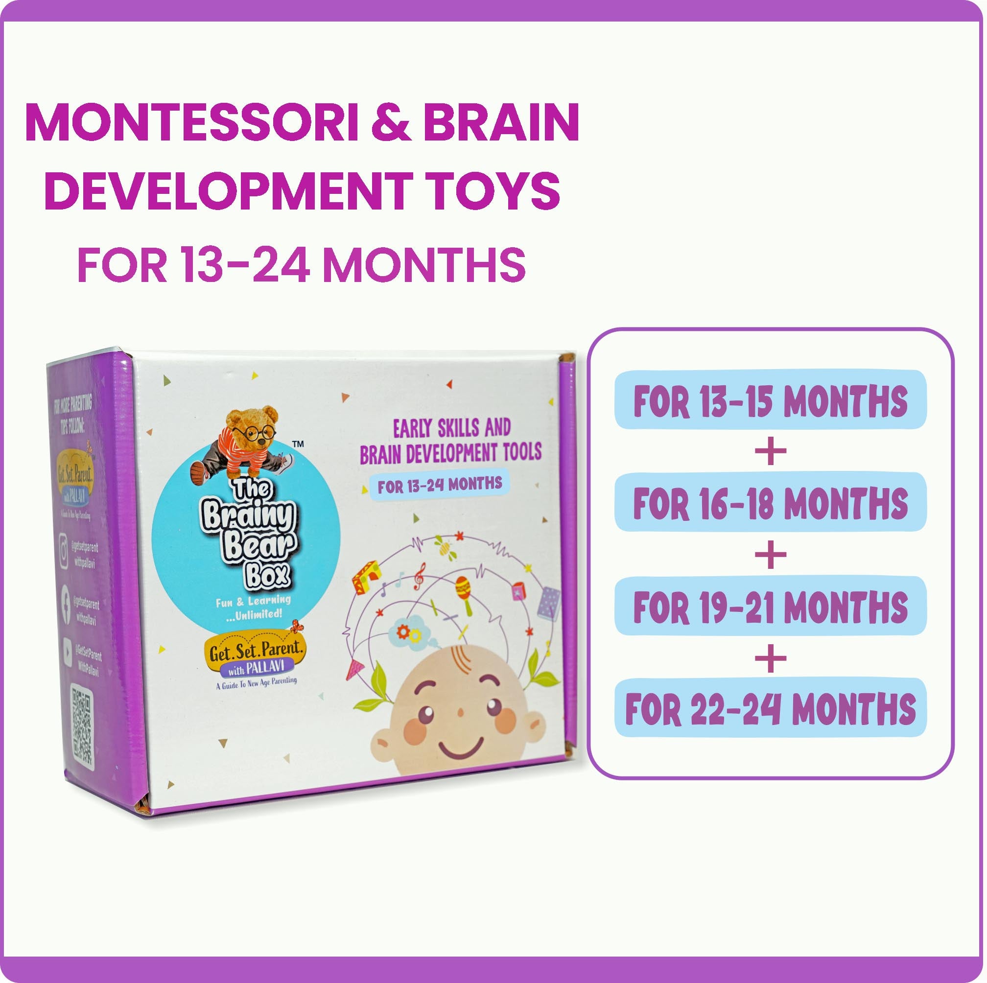 Montessori & Brain Development Toys for 13 - 15 Months