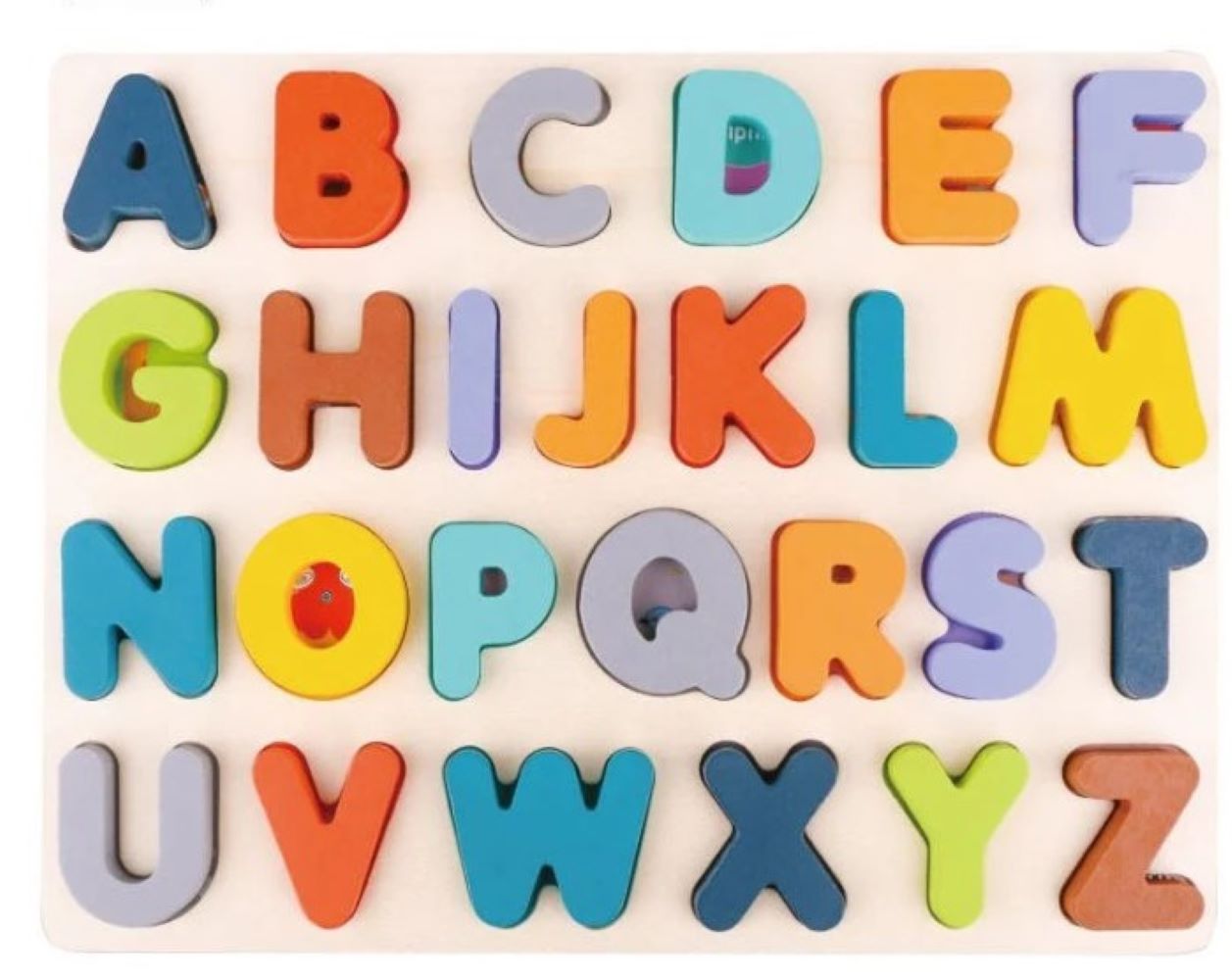 Alphabet Board - Educational Wooden Puzzle for Learning The Alphabet