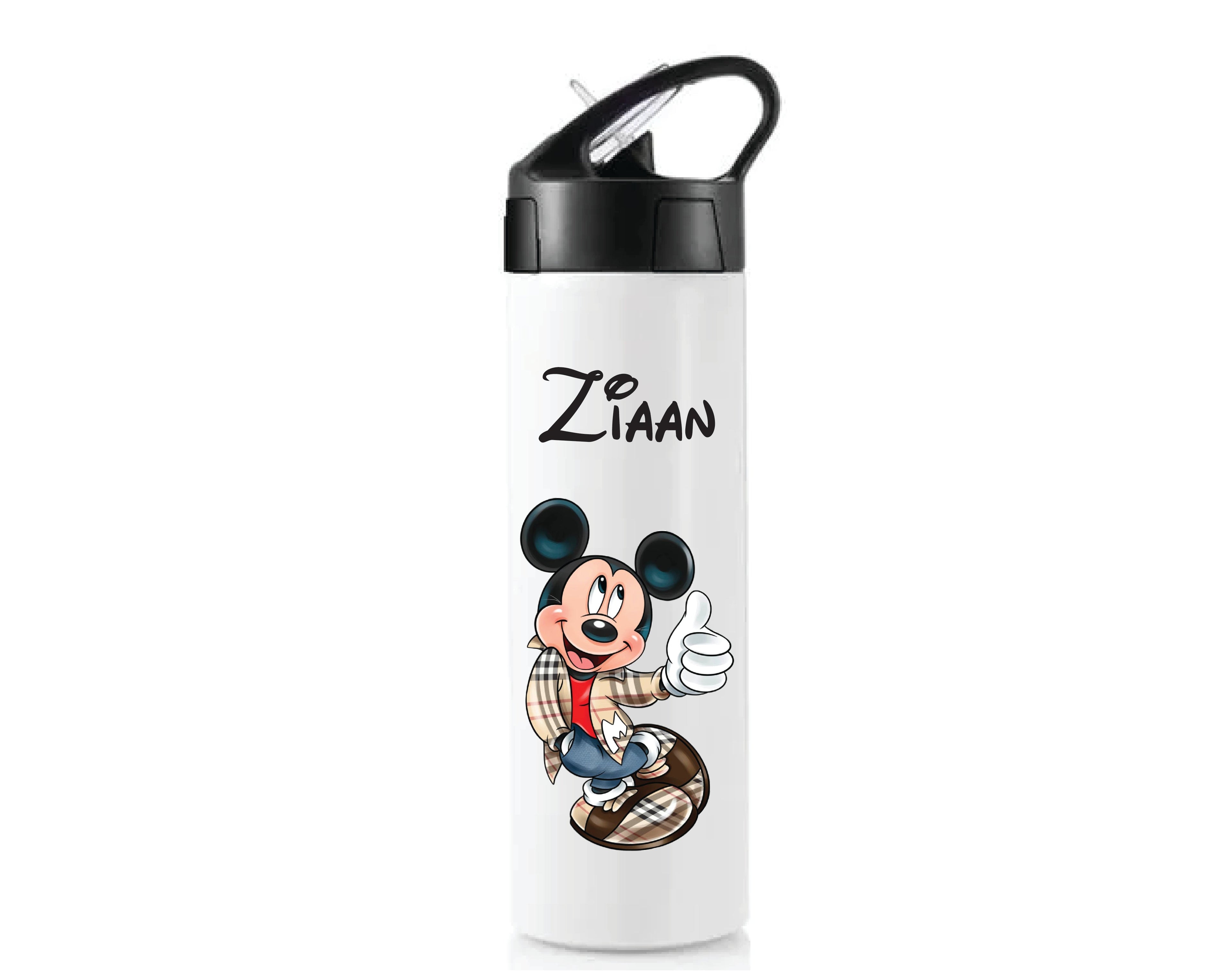 Personalised Sipper Bottle With Straw