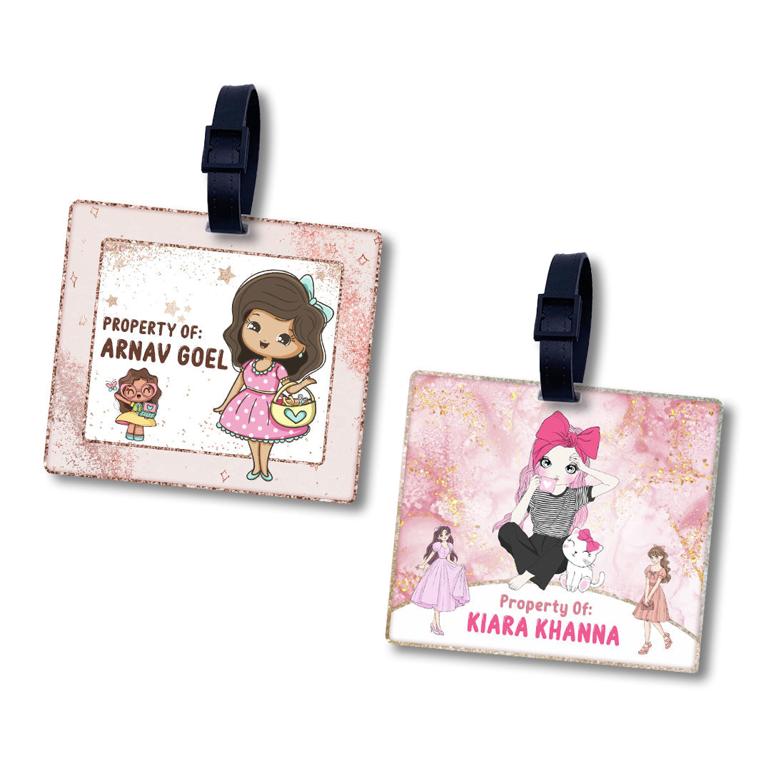 Personalised Luggage Tags-Smart Girls