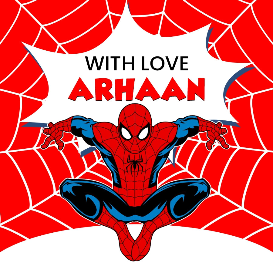 Personalized Gift Cards - Spiderman