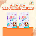 Teeny Tiny Space & Animal Craft Bundle for Kids – Door Handle Name Plate & Animal Painting Kit