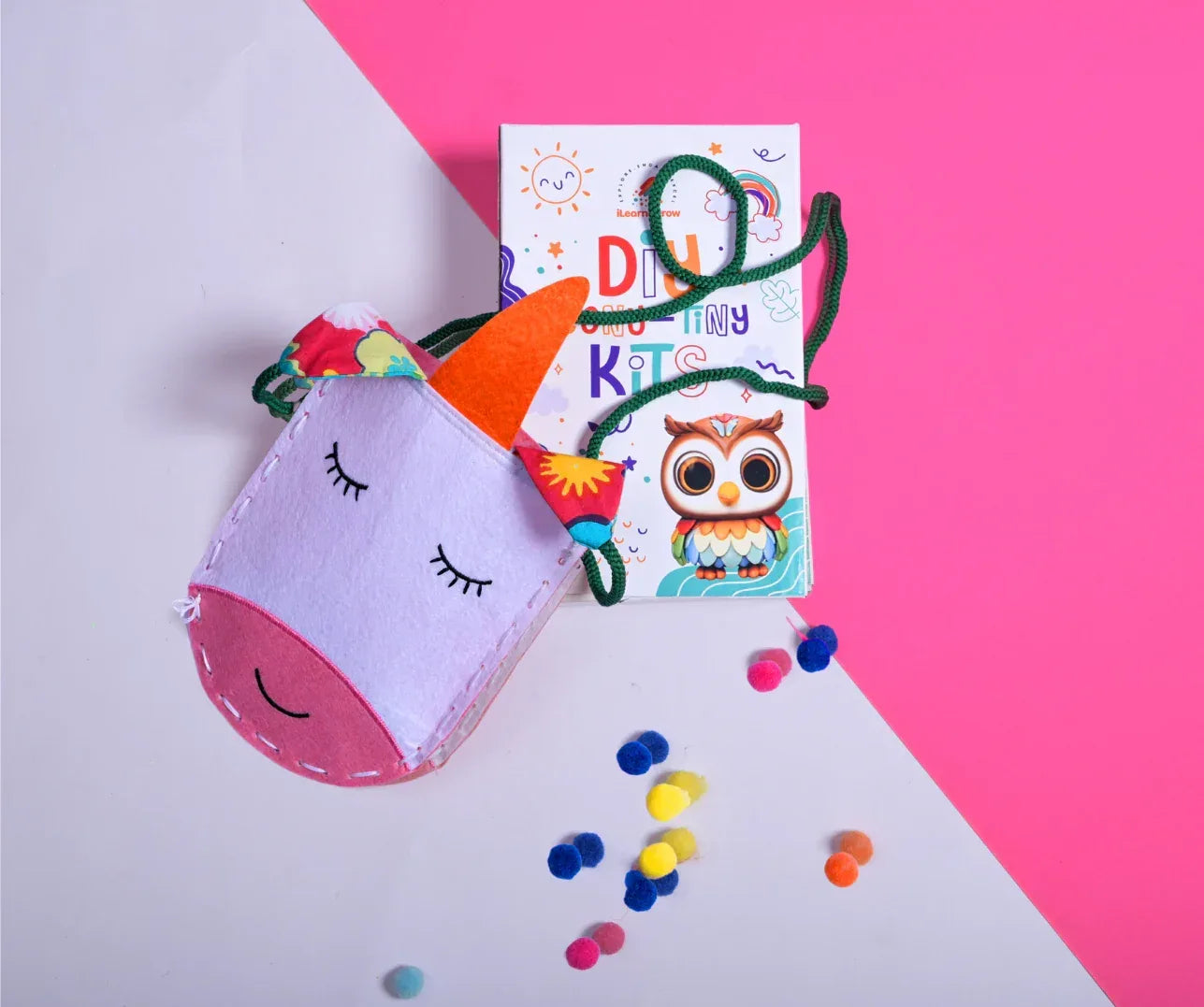Teeny Tiny DIY Unicorn Bag Sewing Kit for Kids | iLearnNGrow