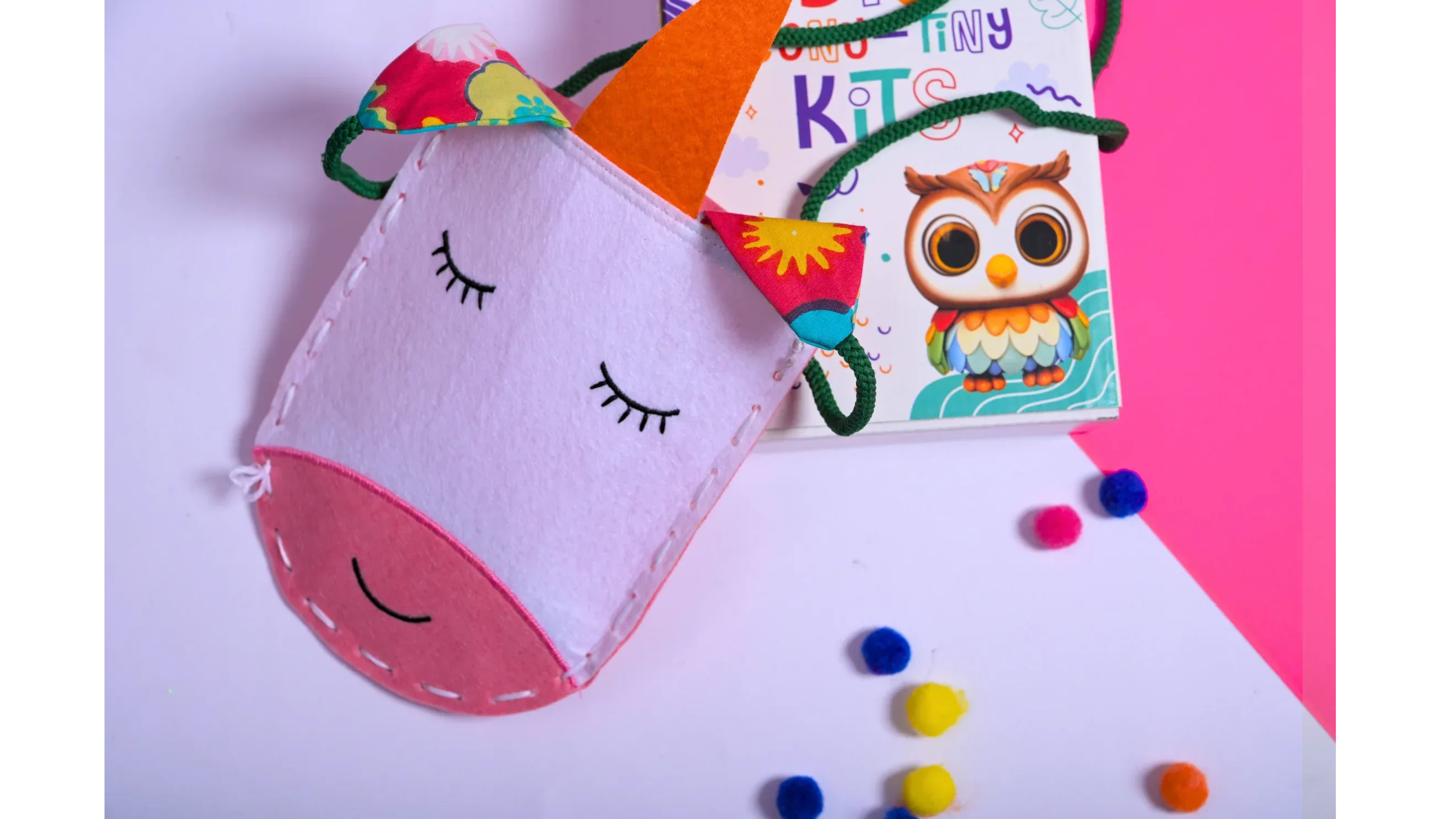 Teeny Tiny DIY Unicorn Bag Sewing Kit for Kids | iLearnNGrow