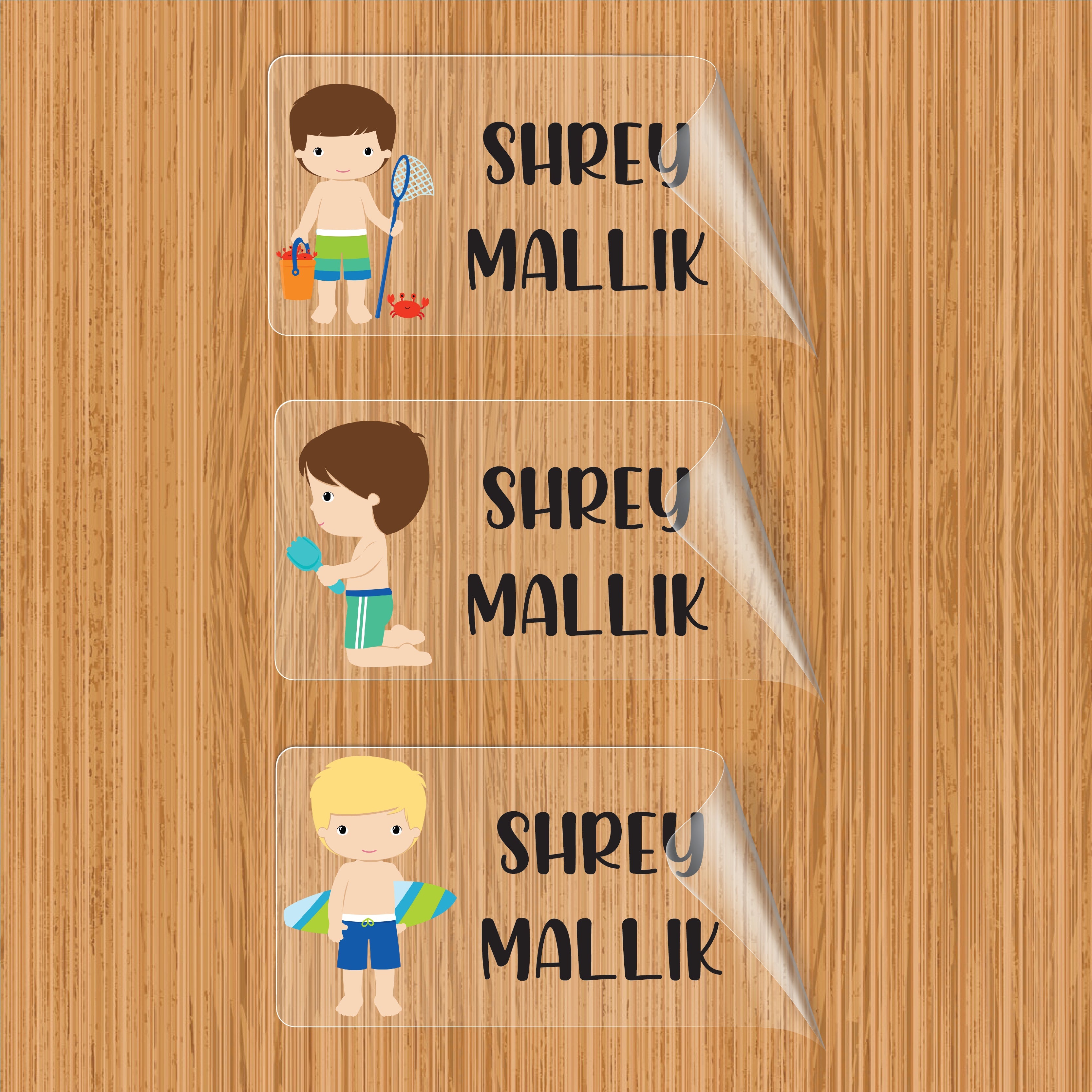 Personalized Transparent Labels