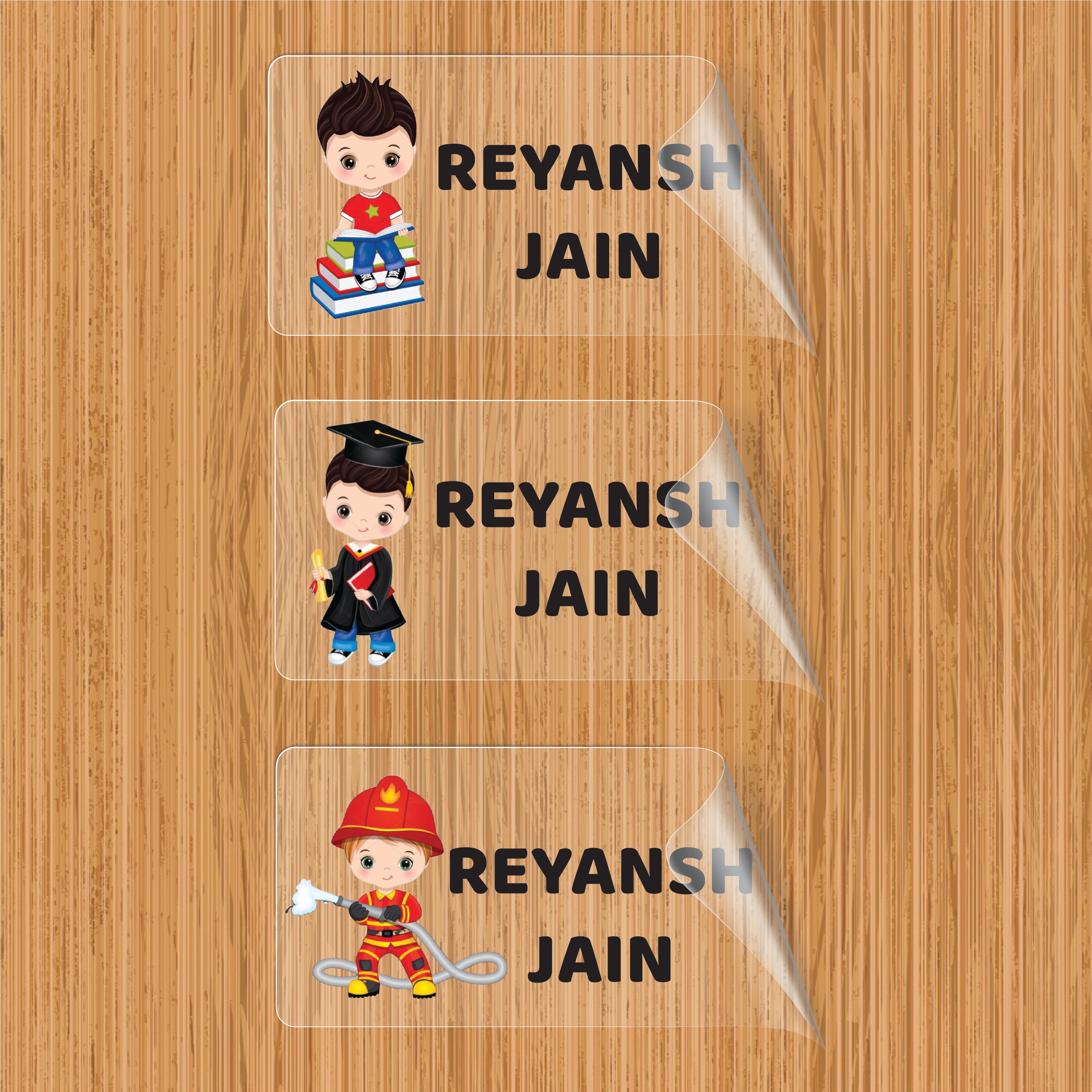 Personalized Transparent Labels