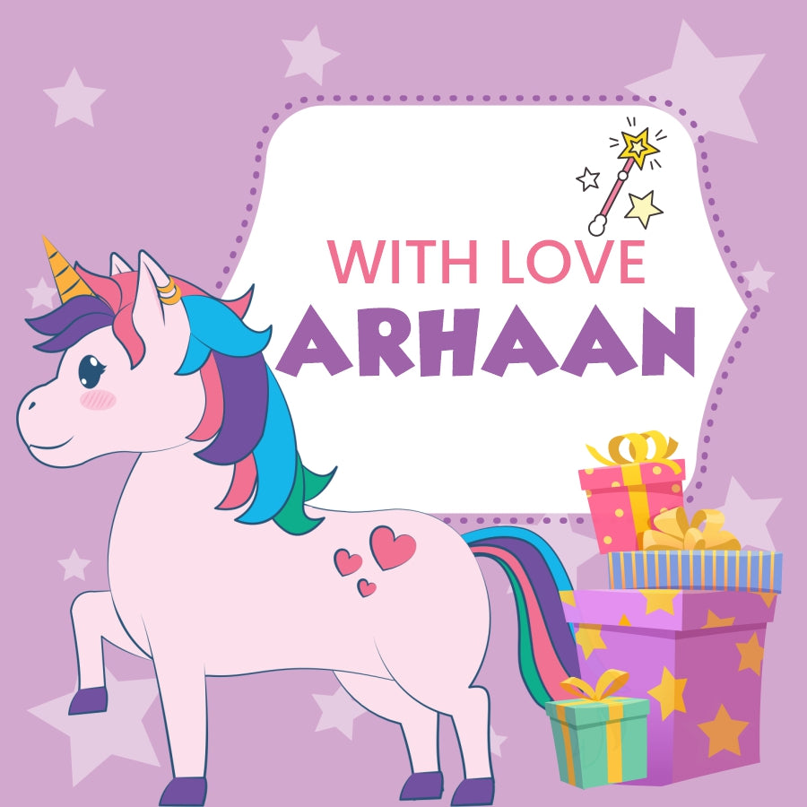Personalized Gift Cards - Unicorn