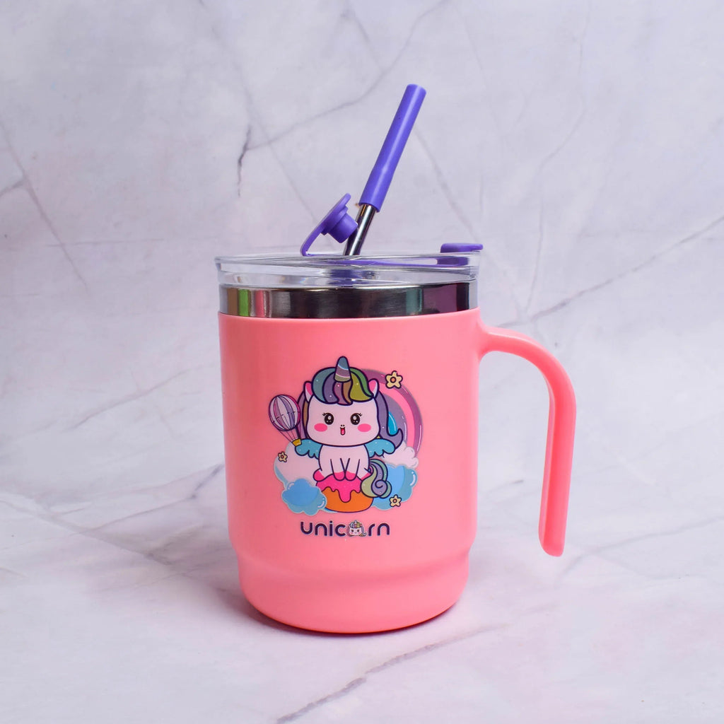 iLearnNGrow Unicorn Sipper Bottle – Cute Unicorn Water Bottle & Sipper with Straw for Kids