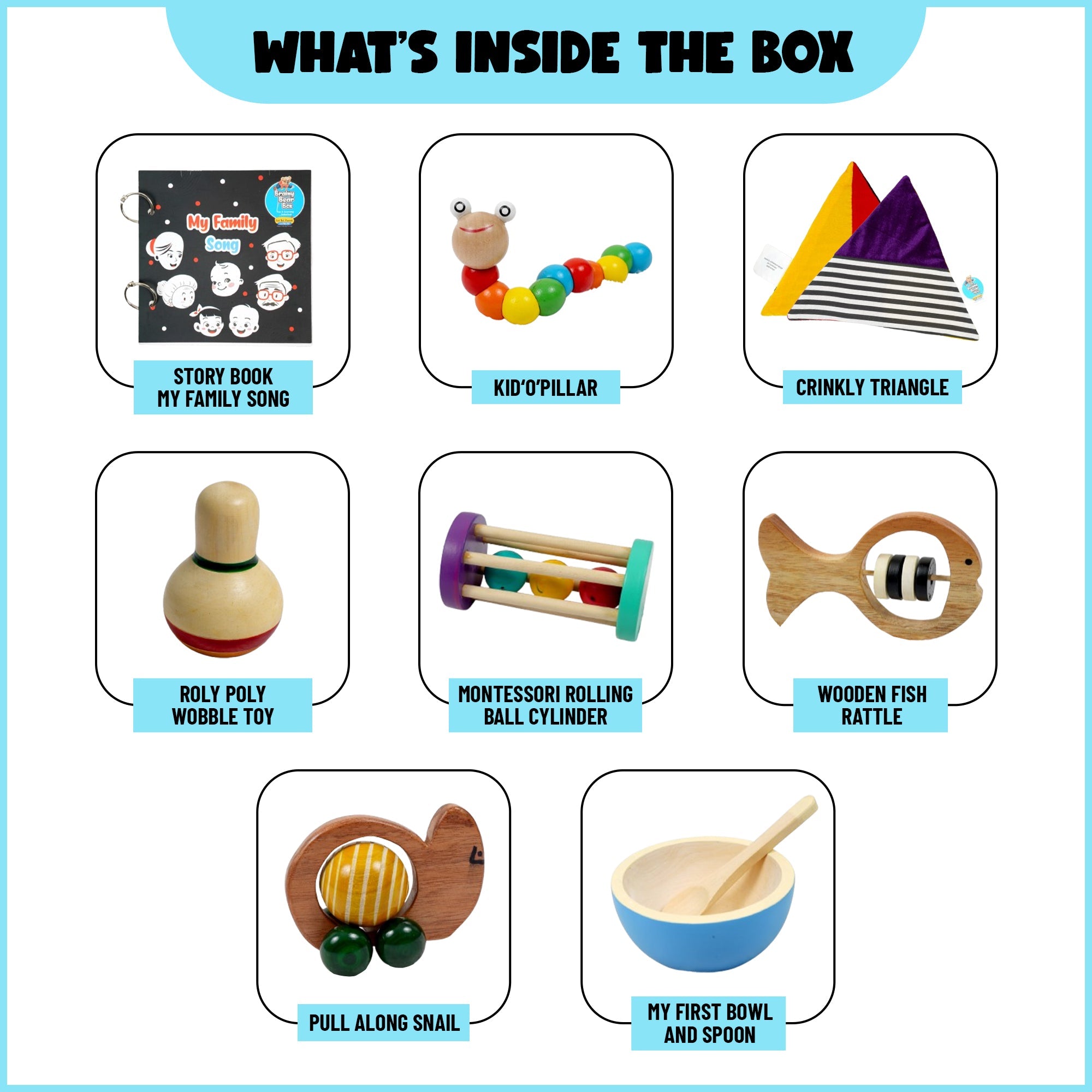 Montessori Activity Toys for 7 months