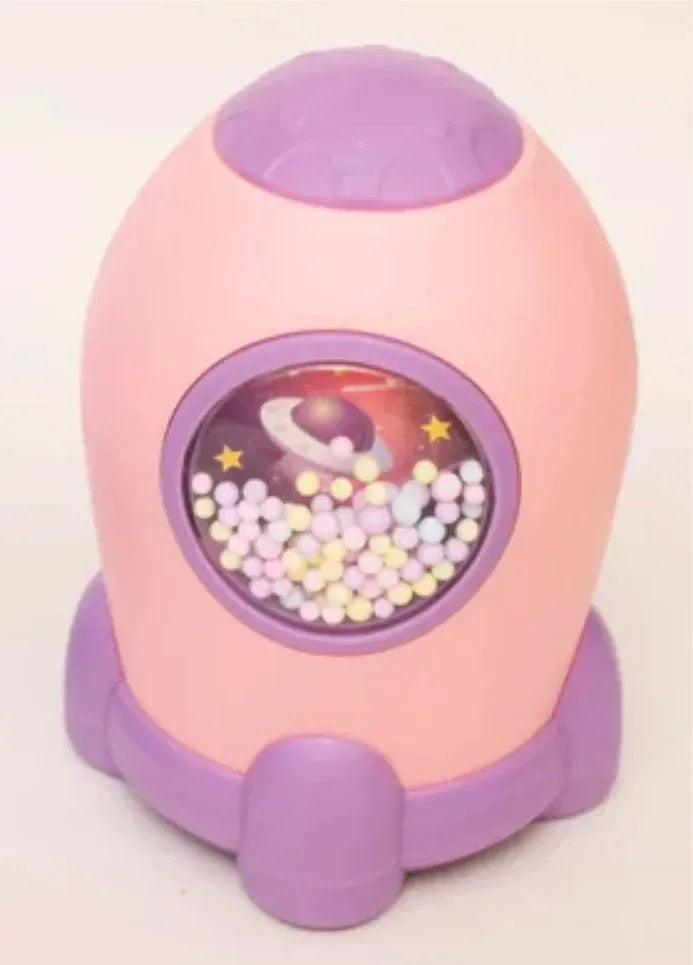 iLearnNGrow Rocket Piggy Bank – Kids Gullak Bank with Mini Lock & Keys