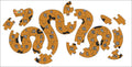 Wooden Jigsaw Puzzle – Snake Shaped Gujarati Consonants